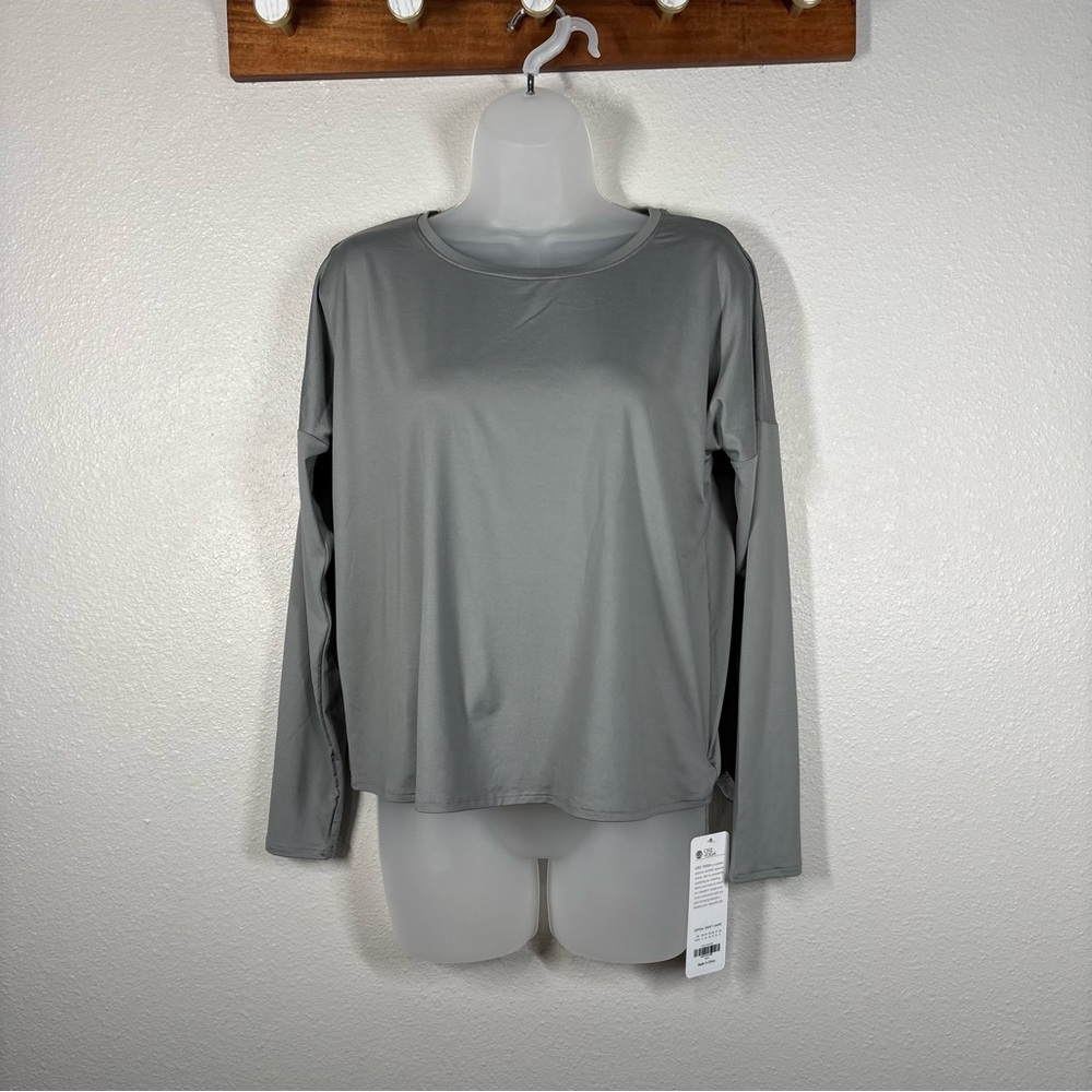 Crz Yoga Grey Active UPF50+ Long Sleeve Size XSmall